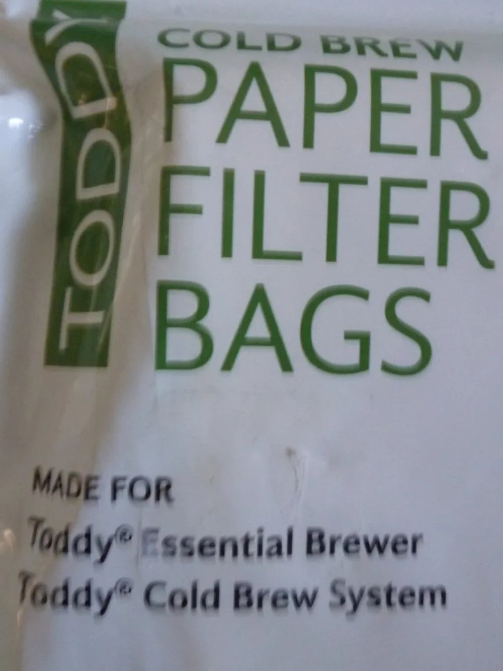 New Toddy® Brand Cold Brew system Coffee Paper Filter Bags 20 Pack 13